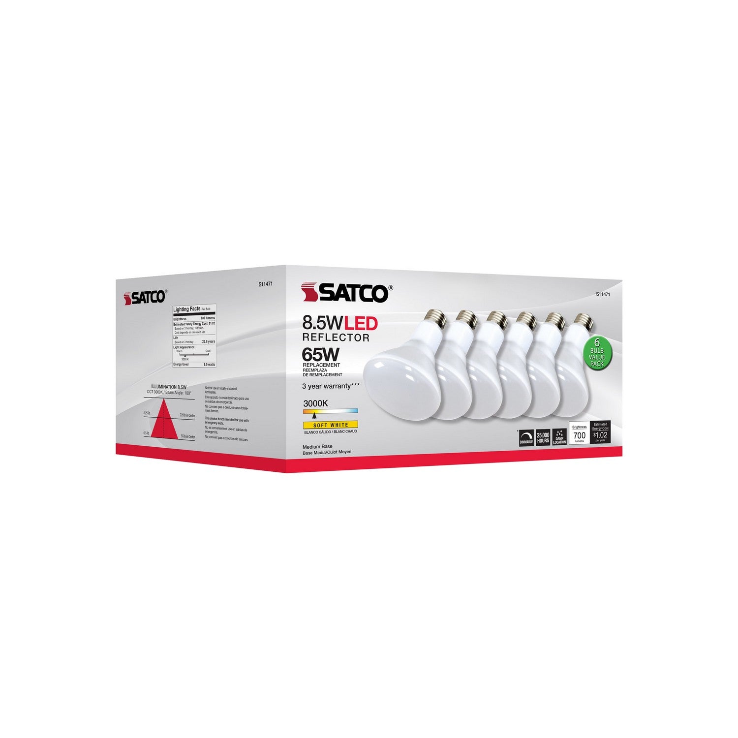 Satco - S11471 - Light Bulb - Frost