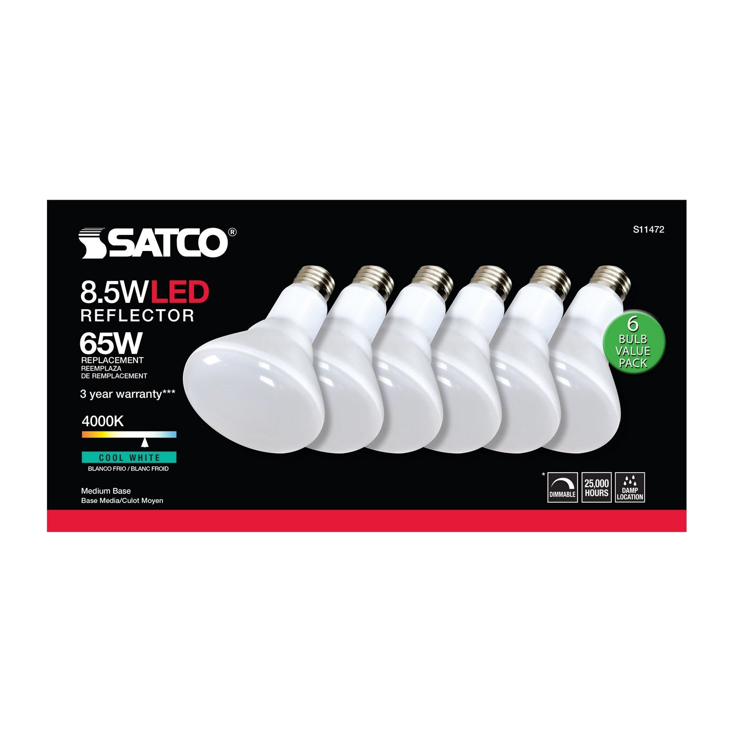 Satco - S11472 - Light Bulb - Frost