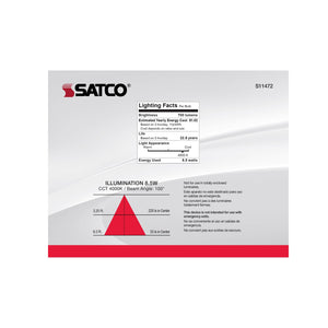 Satco - S11472 - Light Bulb - Frost