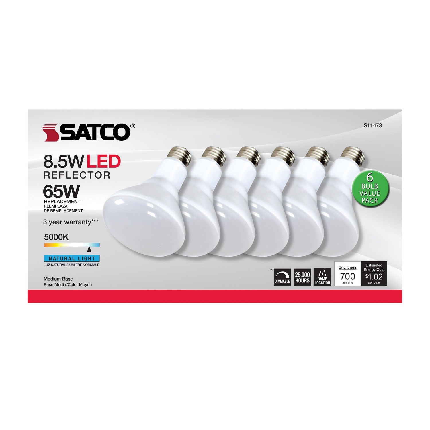 Satco - S11473 - Light Bulb - Frost