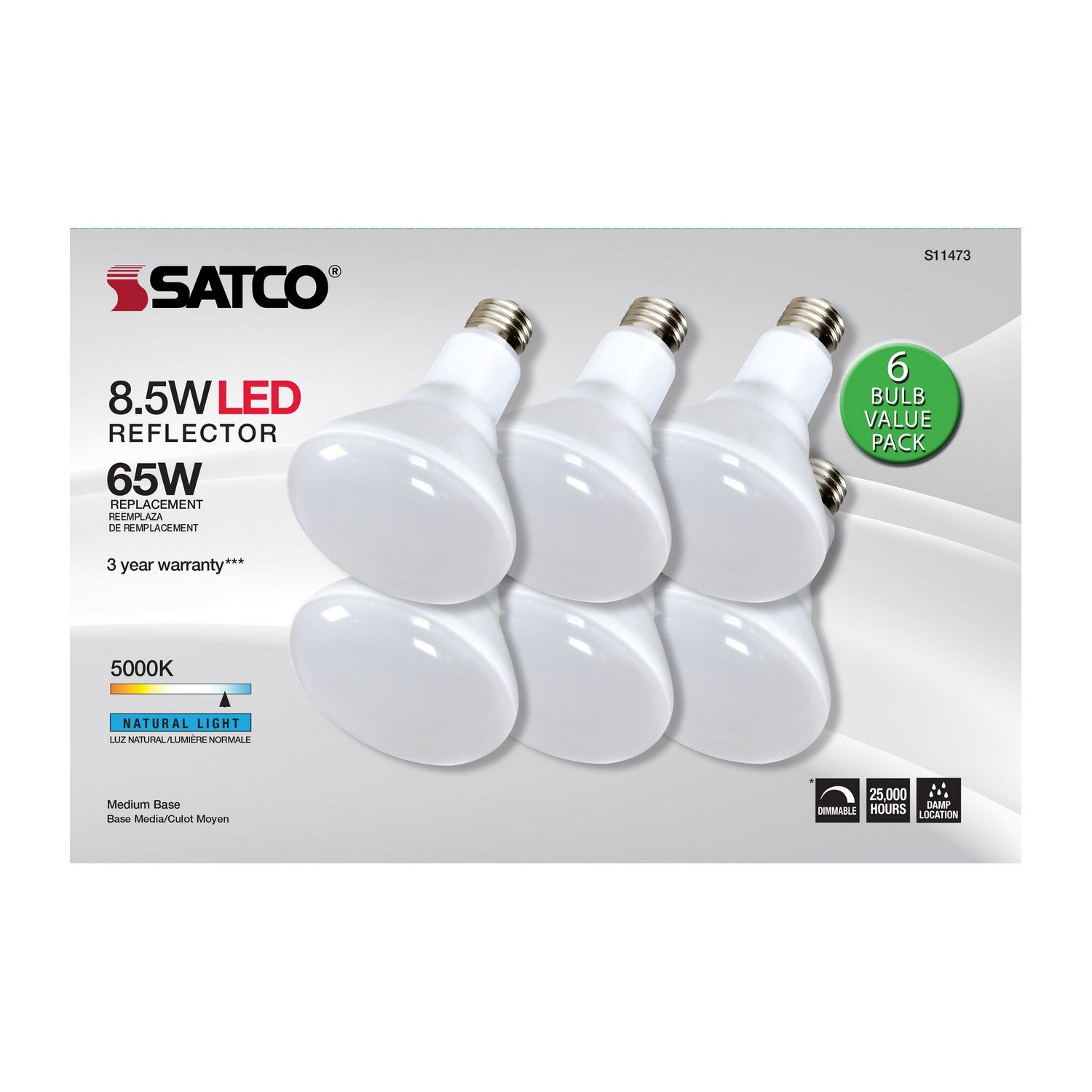 Satco - S11473 - Light Bulb - Frost