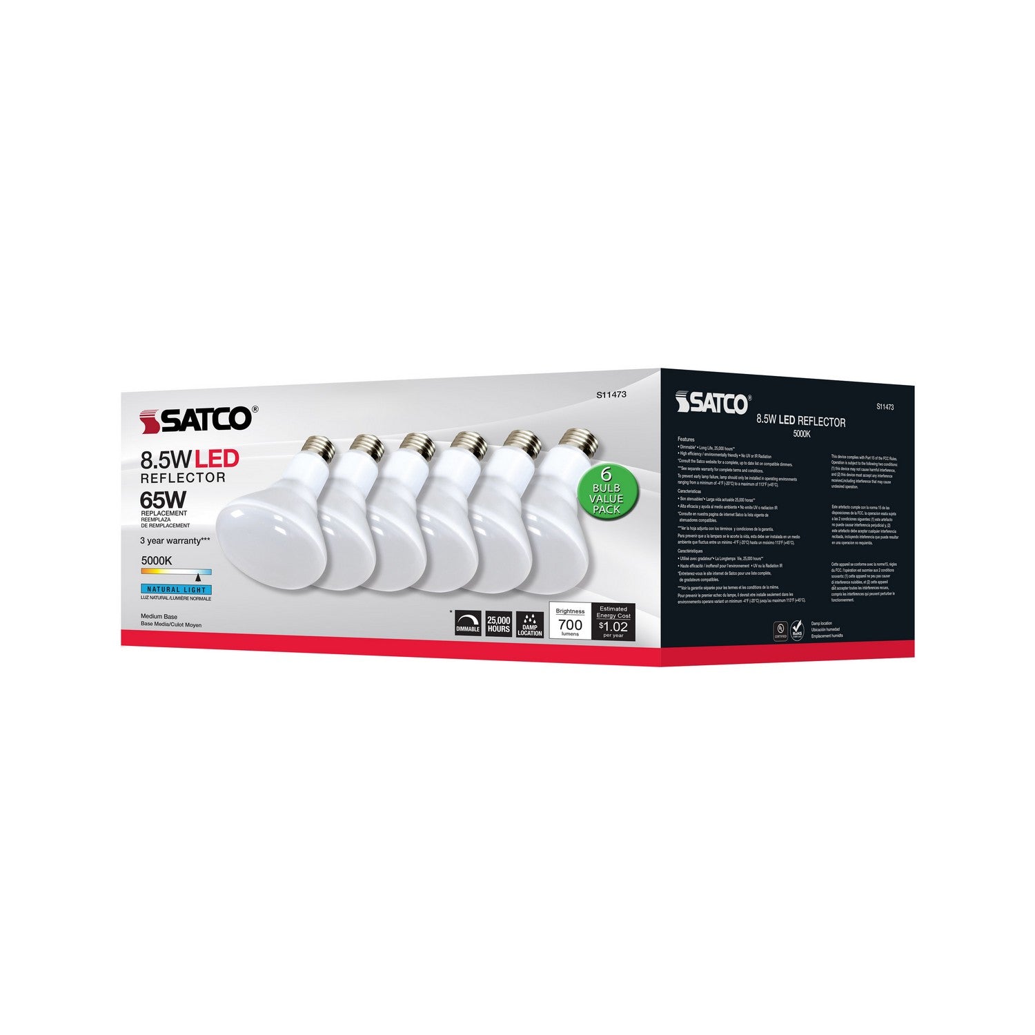 Satco - S11473 - Light Bulb - Frost