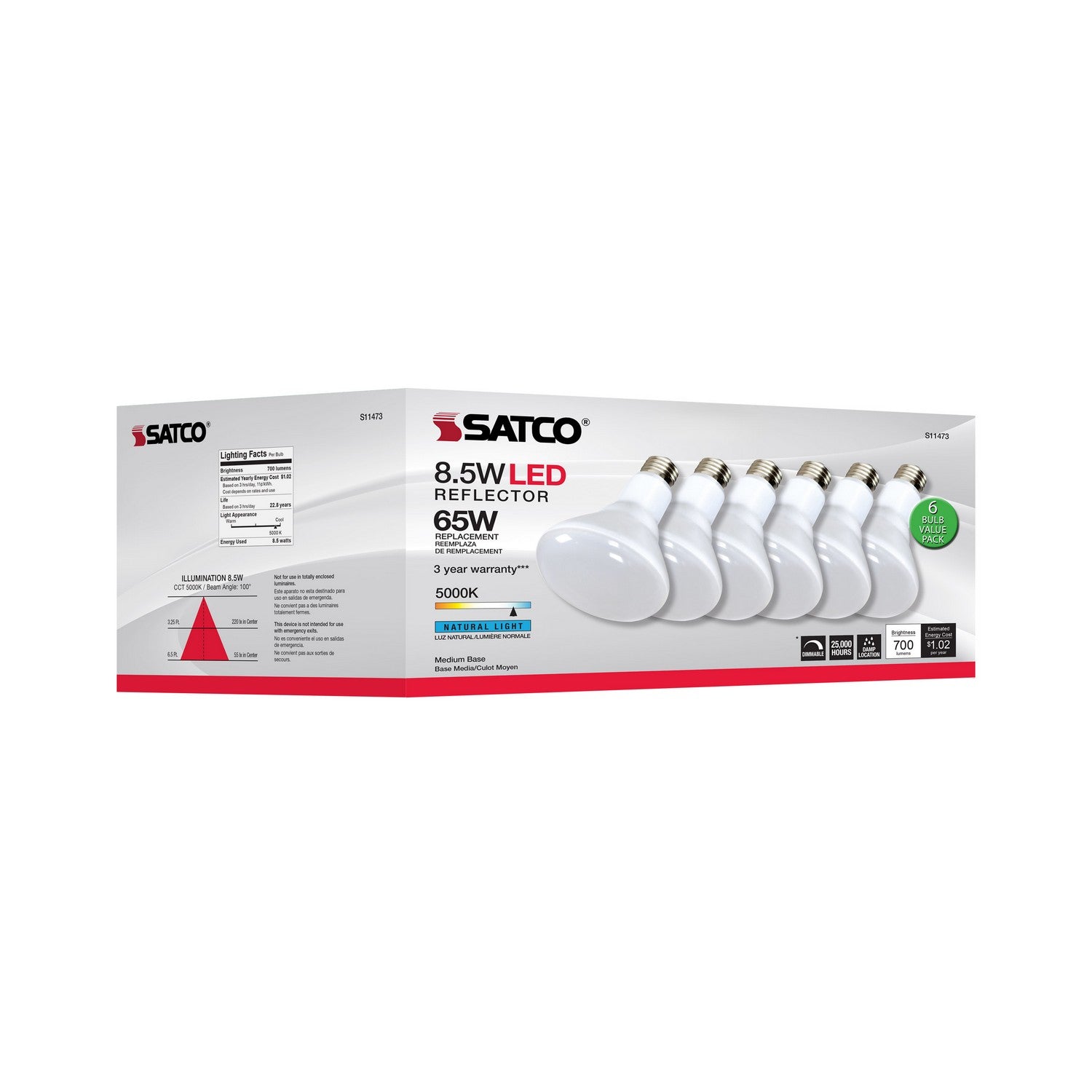Satco - S11473 - Light Bulb - Frost