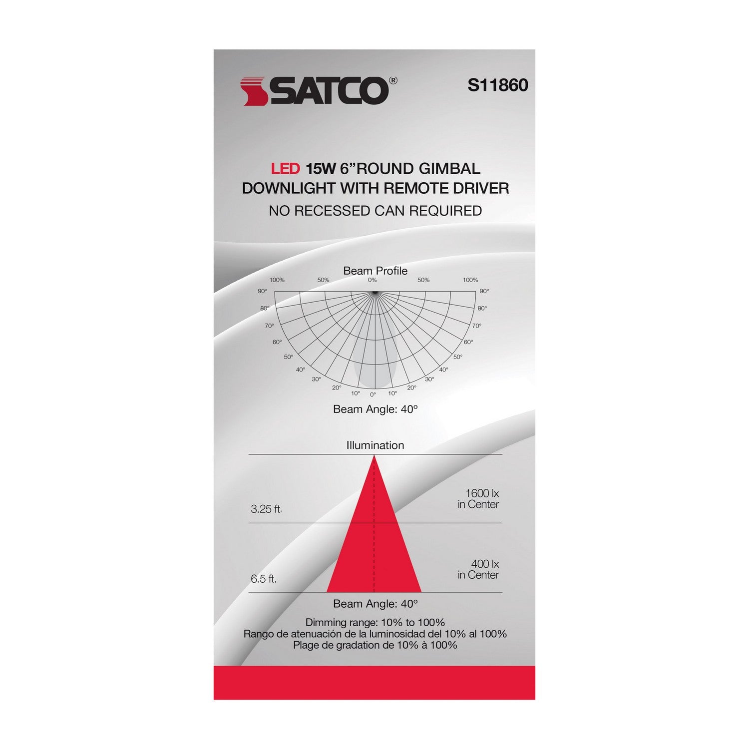 Satco - S11860 - LED Downlight - White