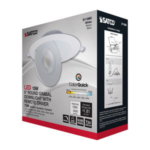 Satco - S11860 - LED Downlight - White