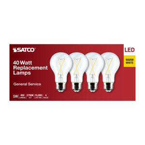 Satco - S12460 - Light Bulb - Clear