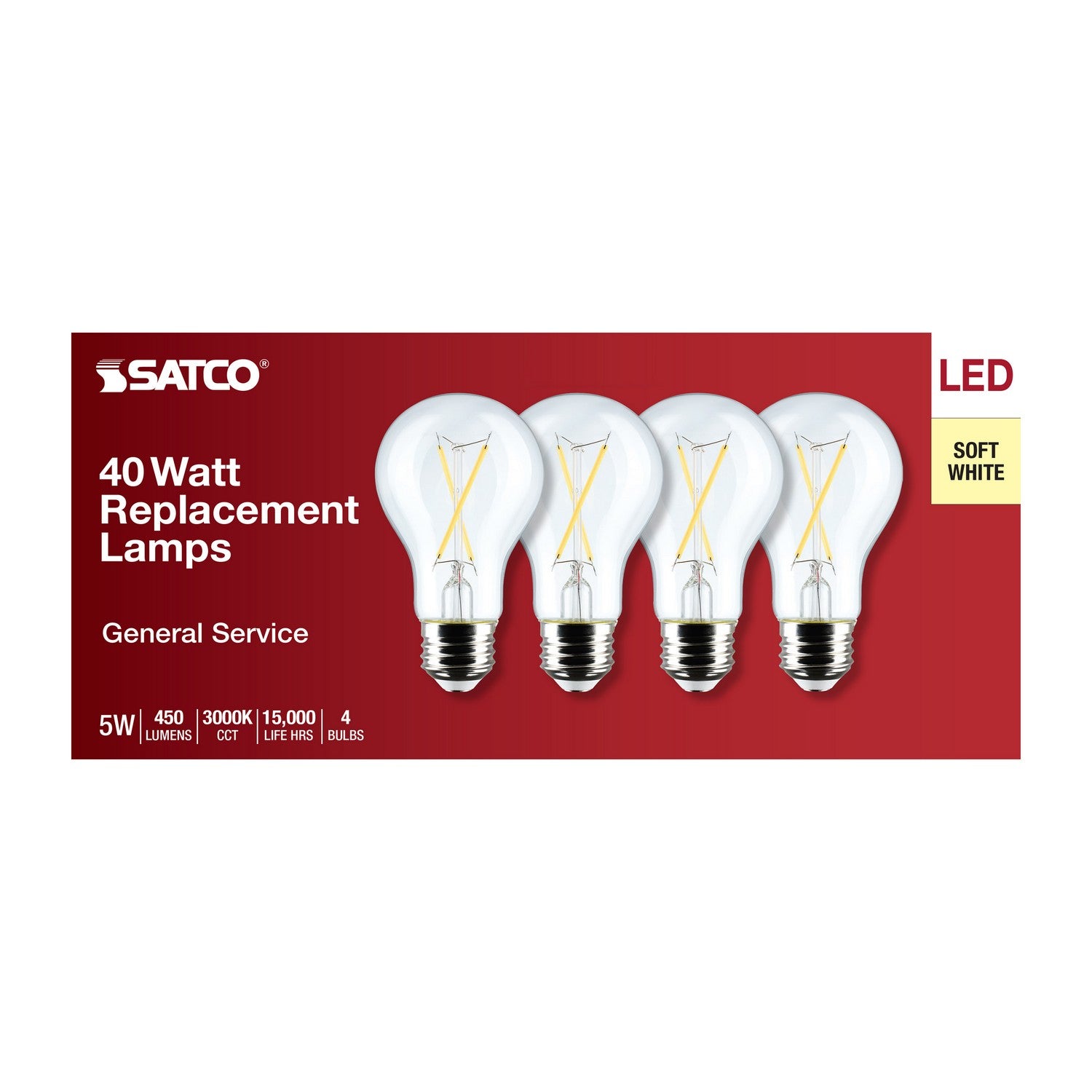 Satco - S12461 - Light Bulb - Clear