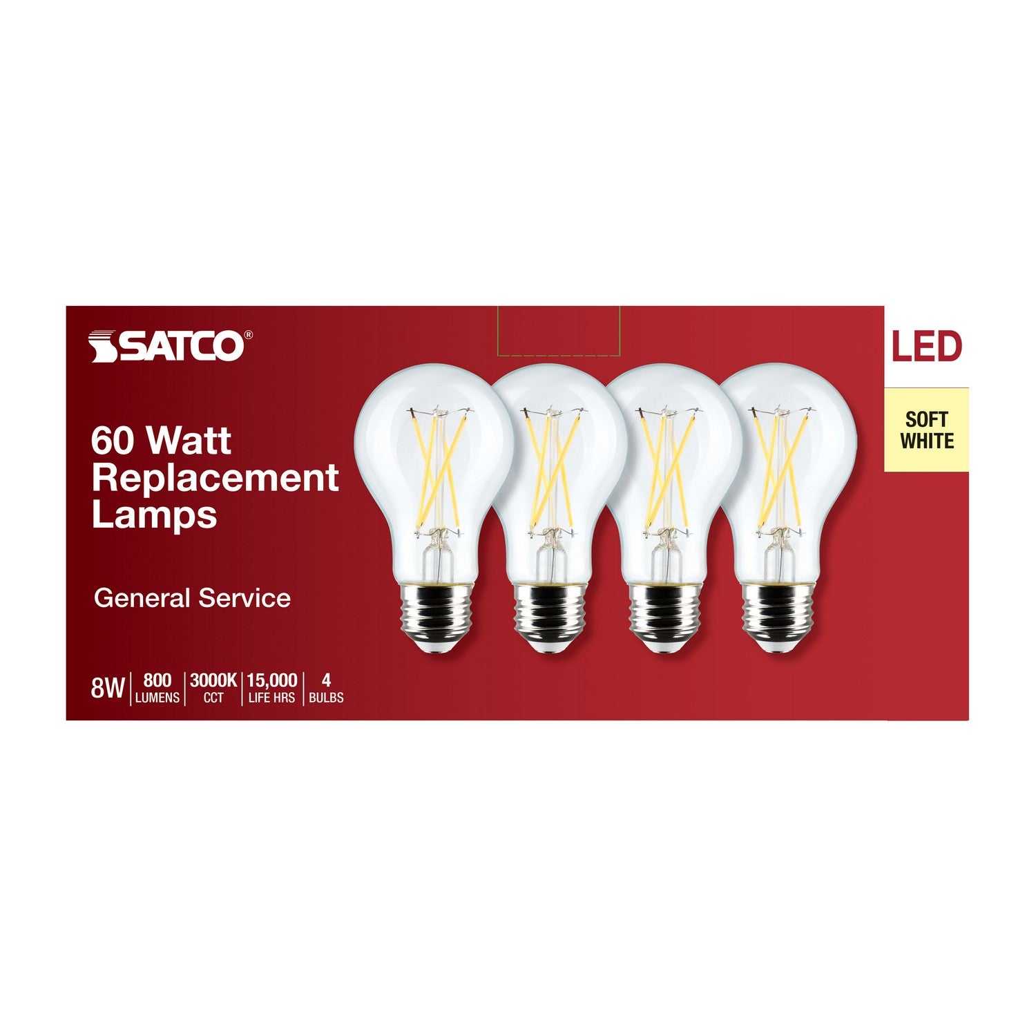 Satco - S12463 - Light Bulb - Clear