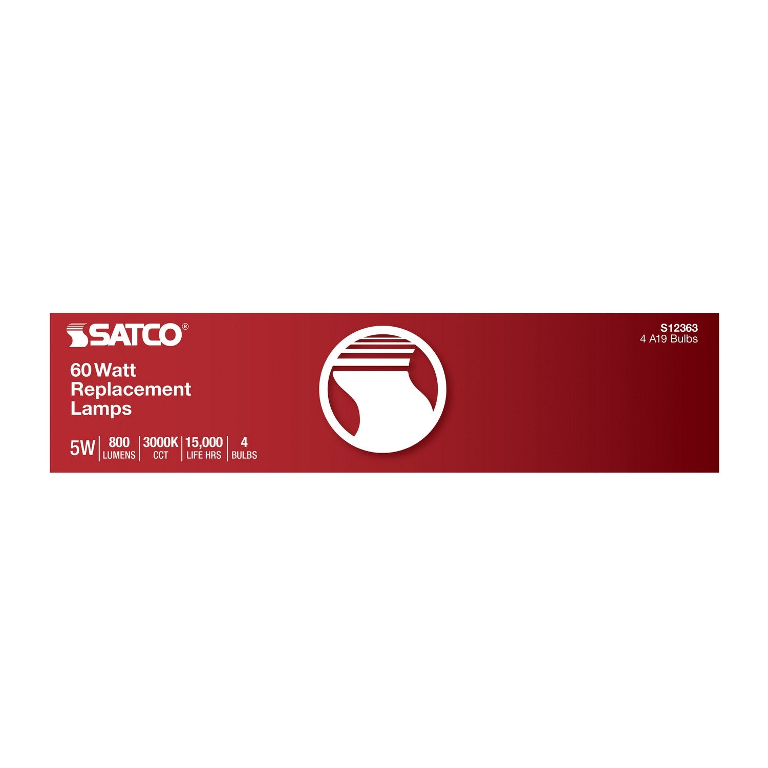 Satco - S12463 - Light Bulb - Clear