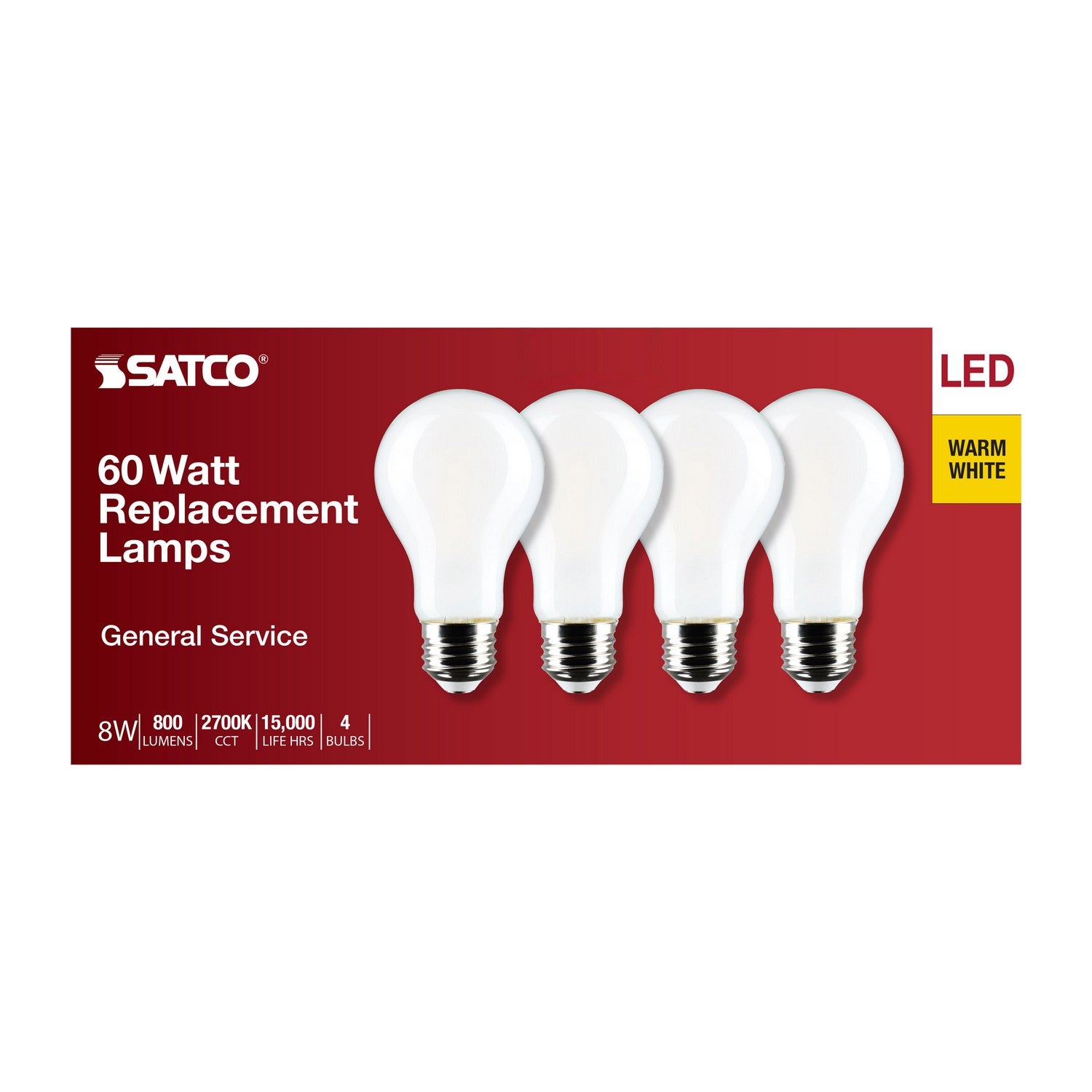 Satco - S12466 - Light Bulb - Soft White