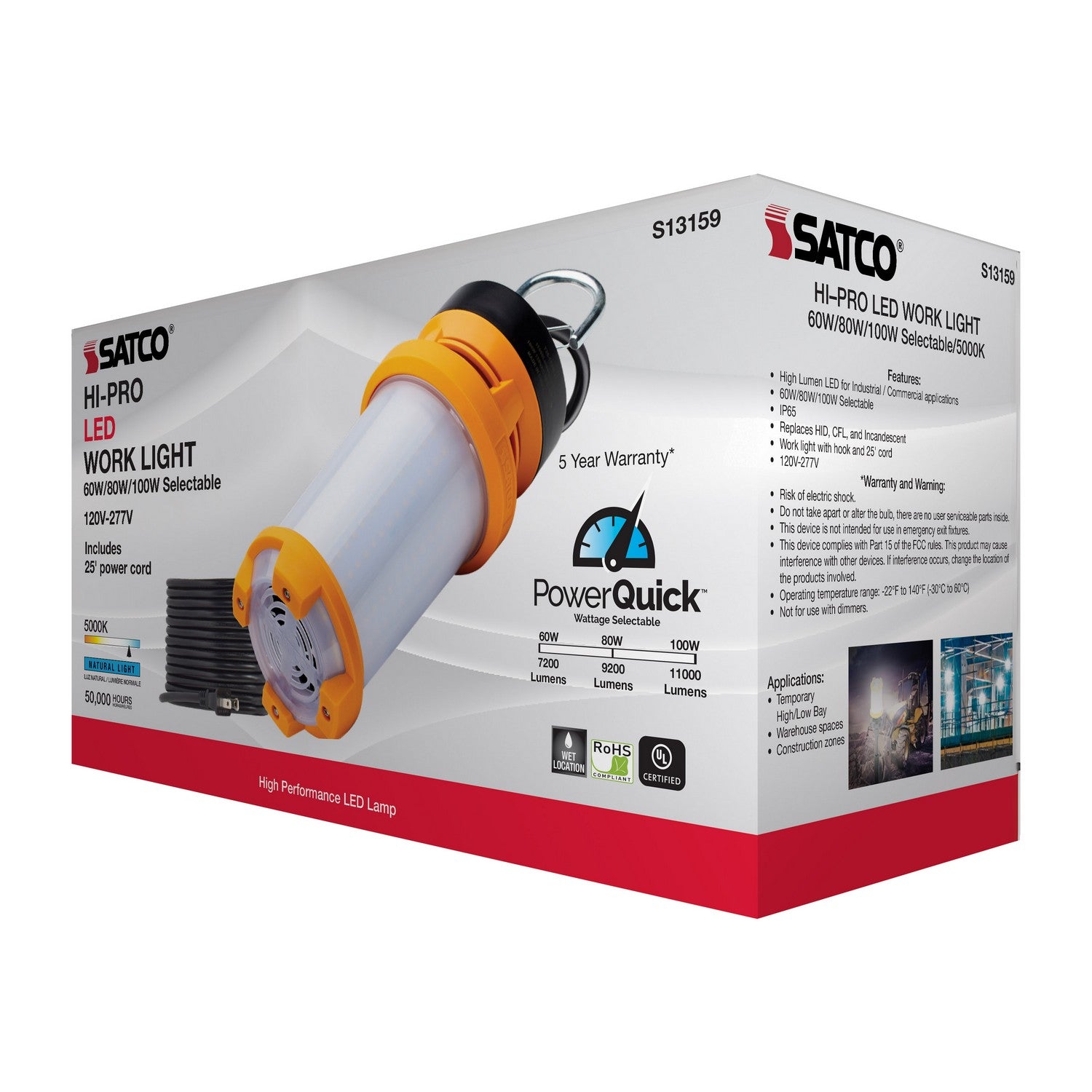 Satco - S13159 - LED Lamp - Yellow