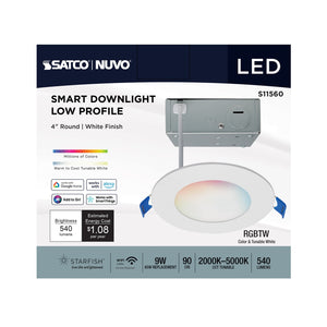 Satco - S11560 - LED Downlight - White