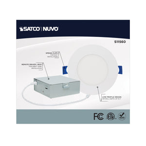 Satco - S11560 - LED Downlight - White