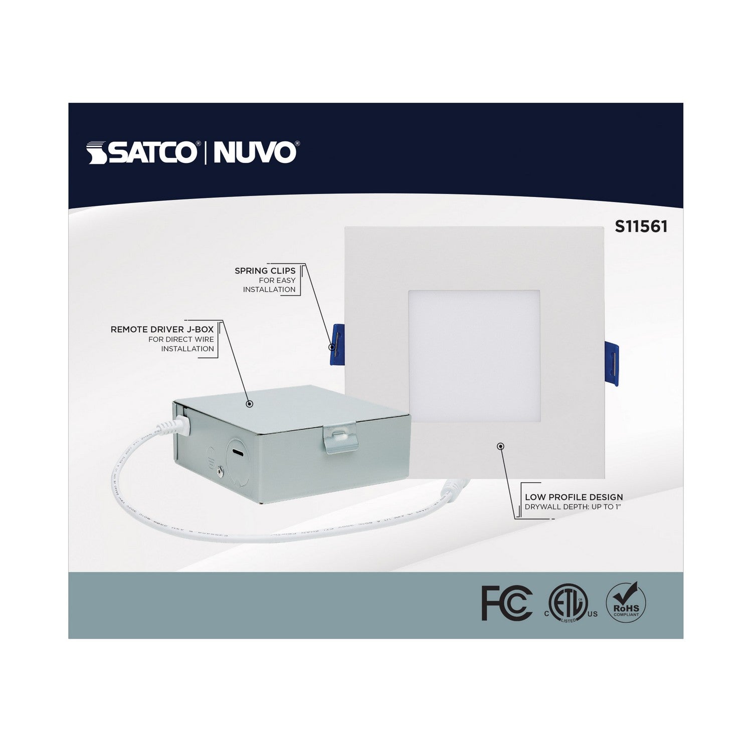 Satco - S11561 - LED Downlight - White