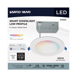 Satco - S11562 - LED Downlight - White