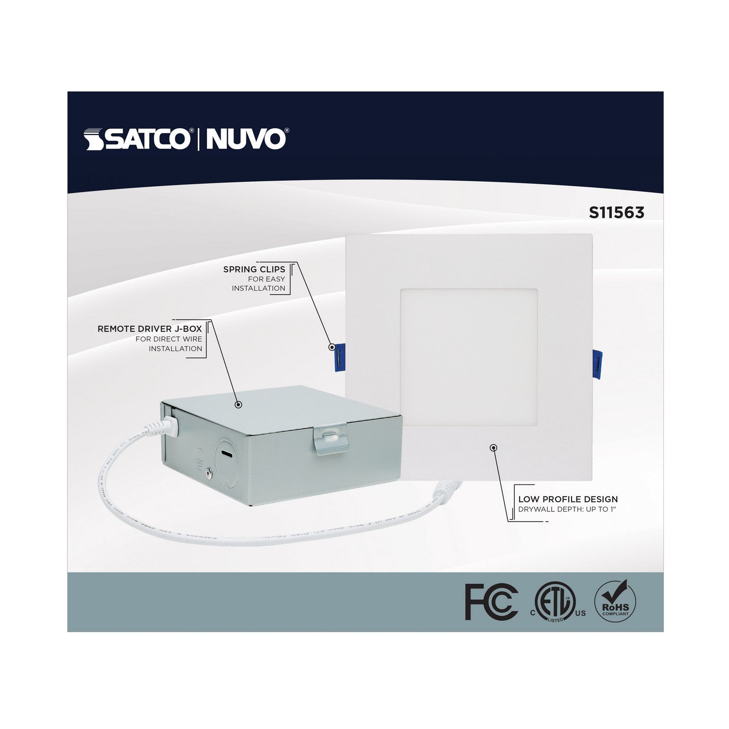 Satco - S11563 - LED Downlight - White