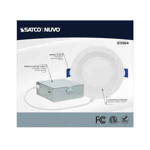 Satco - S11564 - LED Downlight - White