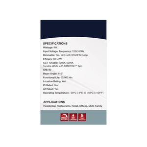 Satco - S11564 - LED Downlight - White