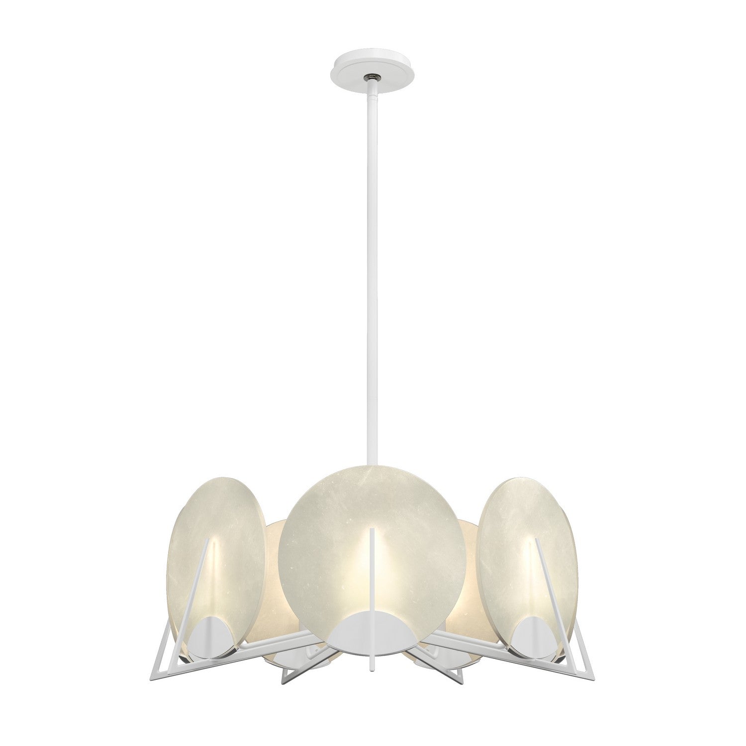 Hubbardton Forge - 131059-SKT-MULT-02-AR - Seven Light Pendant - Callisto - White