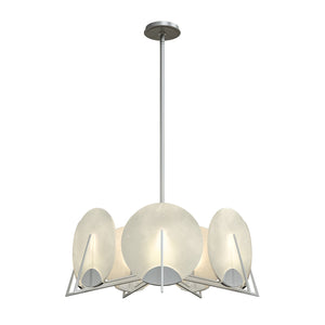 Hubbardton Forge - 131059-SKT-MULT-82-AR - Seven Light Pendant - Callisto - Vintage Platinum