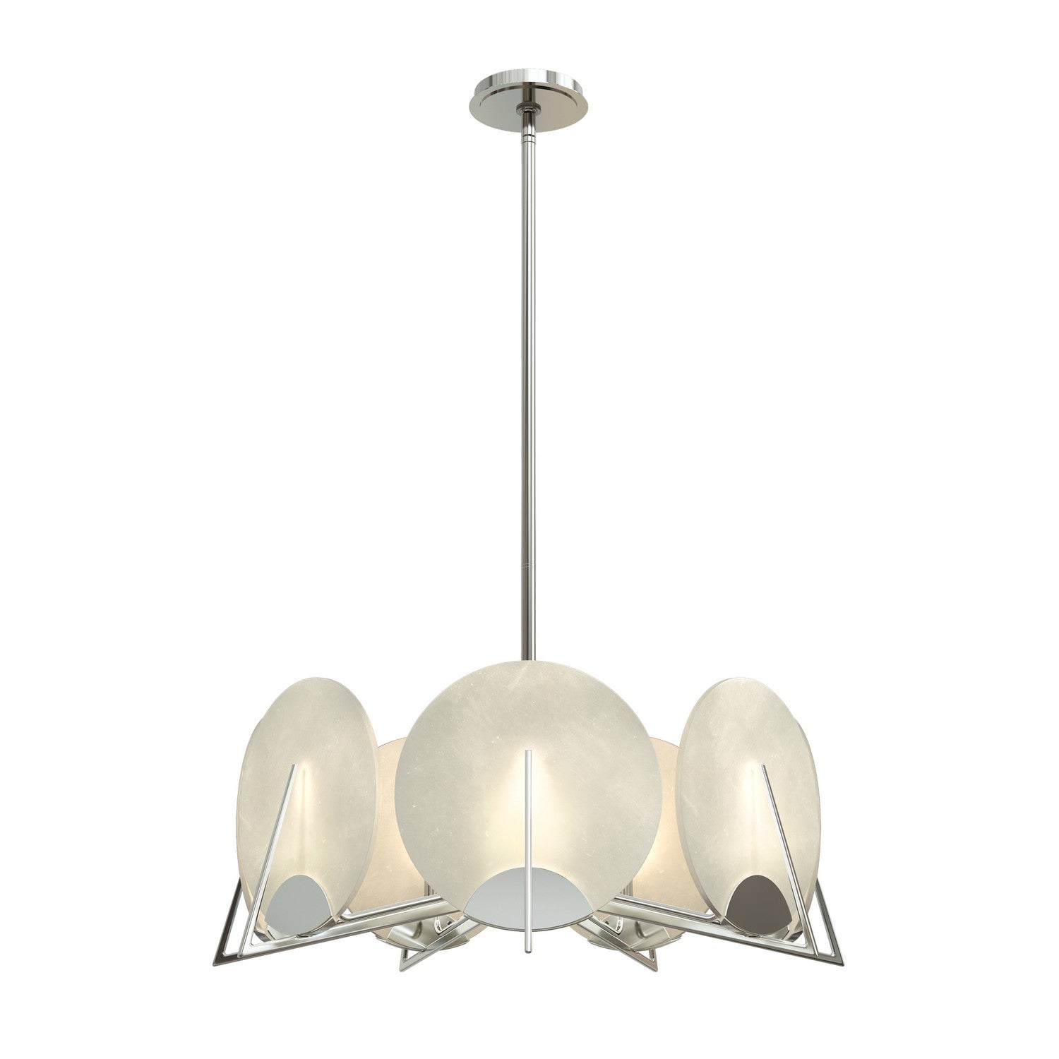 Hubbardton Forge - 131059-SKT-MULT-85-AR - Seven Light Pendant - Callisto - Sterling