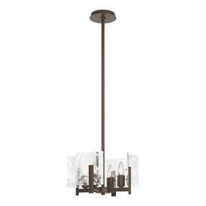 Hubbardton Forge - 131060-SKT-MULT-05-YR0719 - Four Light Semi-Flush/Pendant - Arc - Bronze