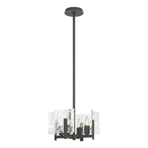 Hubbardton Forge - 131060-SKT-MULT-20-YR0719 - Four Light Semi-Flush/Pendant - Arc - Natural Iron