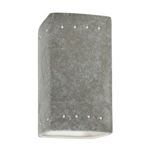 Justice Designs - CER-5920W-TRAM - Wall Sconce - Ambiance - Mocha Travertine