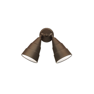 Kichler - 6052AZ - Two Light Outdoor Wall Mount - Architectural Bronze