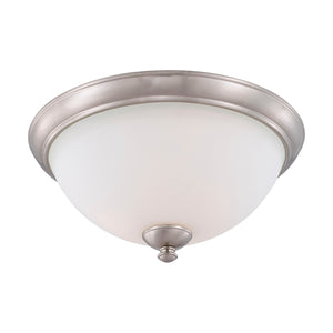 Nuvo Lighting - 60-6014 - Three Light Flush Mount - Patton - Brushed Nickel