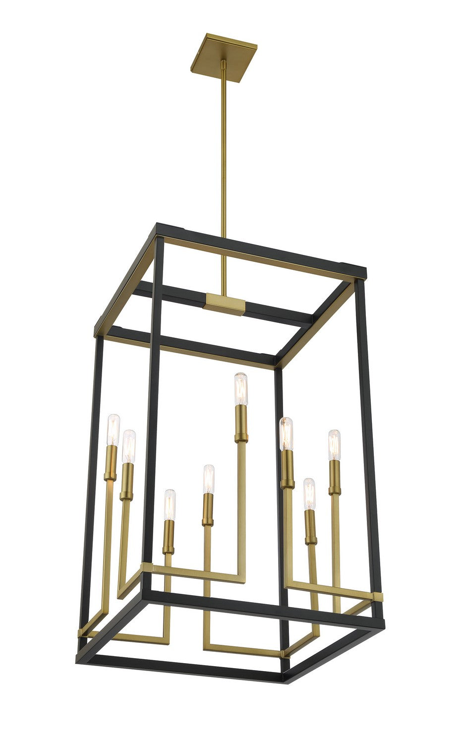 Minka-Lavery - 2117-726 - Eight Light Pendant - UNION ESTATES - Coal And Soft Brass