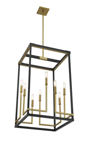 Minka-Lavery - 2117-726 - Eight Light Pendant - UNION ESTATES - Coal And Soft Brass