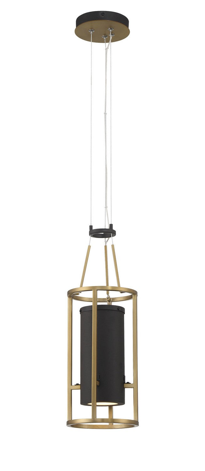 Minka-Lavery - 5085-781-L - LED Mini Pendant - Levitation - Sand Coal And Soft Brass