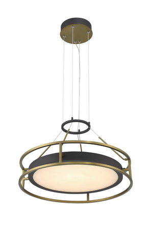 Minka-Lavery - 5086-781-L - LED Pendant - Levitation - Sand Coal And Soft Brass