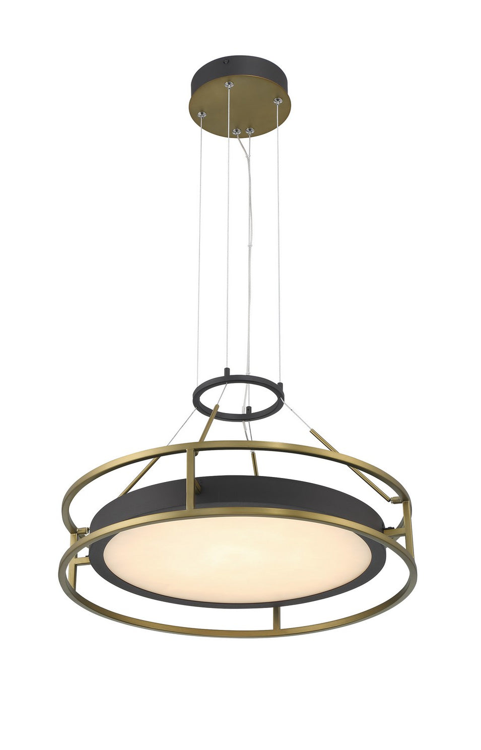 Minka-Lavery - 5086-781-L - LED Pendant - Levitation - Sand Coal And Soft Brass