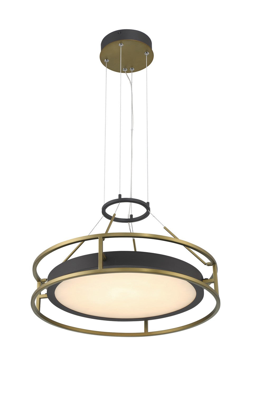 Minka-Lavery - 5086-781-L - LED Pendant - Levitation - Sand Coal And Soft Brass