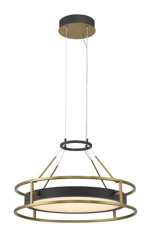 Minka-Lavery - 5086-781-L - LED Pendant - Levitation - Sand Coal And Soft Brass