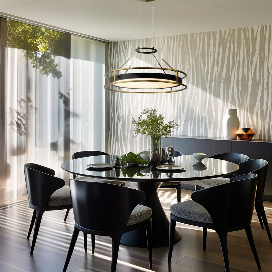 Minka-Lavery - 5087-781-L - One Light Pendant - Levitation - Sand Coal And Soft Brass
