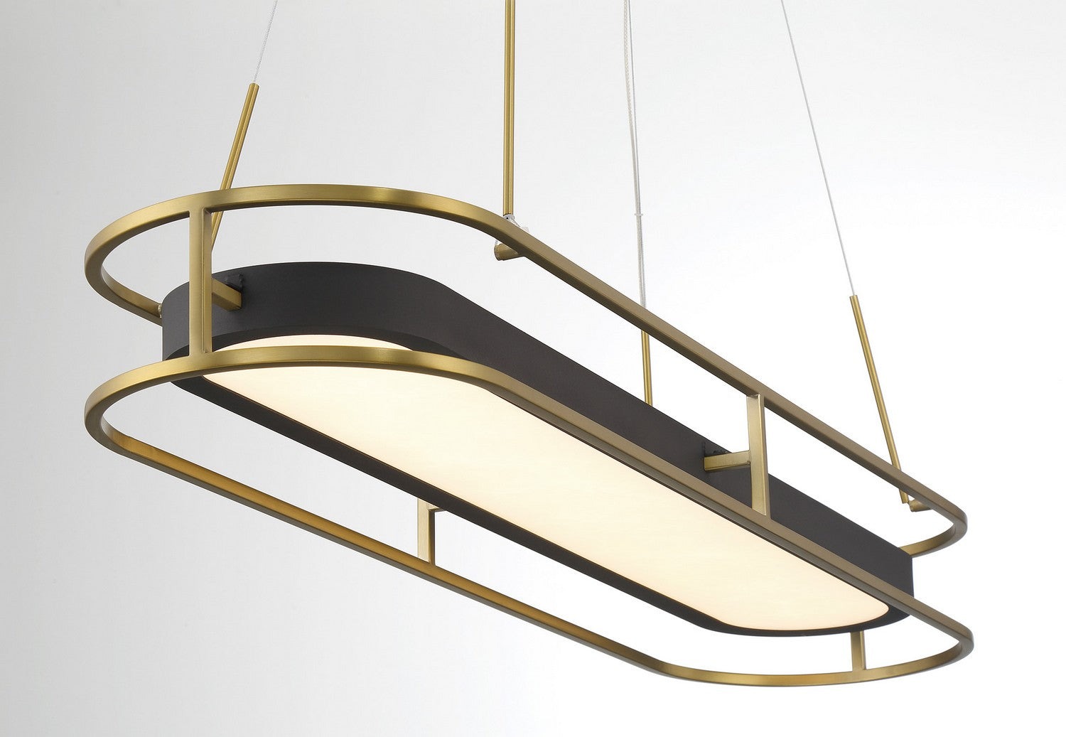 Minka-Lavery - 5088-781-L - LED Island Pendant - Levitation - Sand Coal And Soft Brass