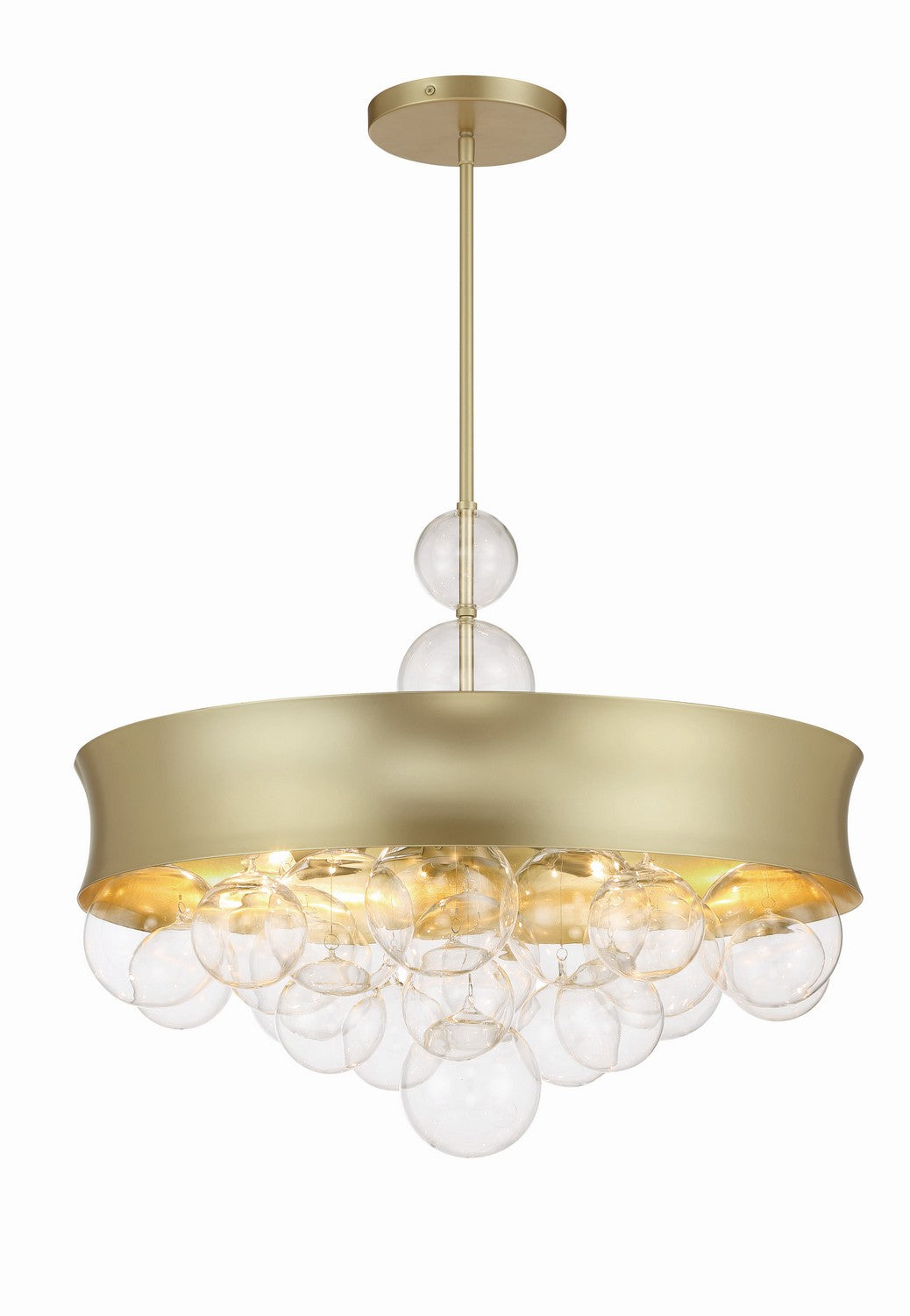 Minka-Lavery - 5197-697 - Eight Light Convertible Pendant - Verdi Square by Robin Baron - Soft Gold