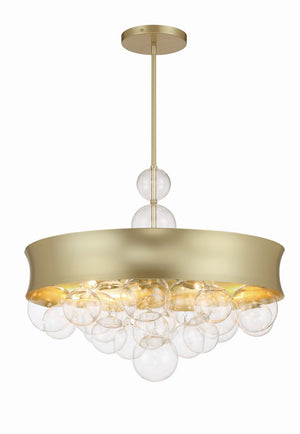 Minka-Lavery - 5197-697 - Eight Light Convertible Pendant - Verdi Square by Robin Baron - Soft Gold