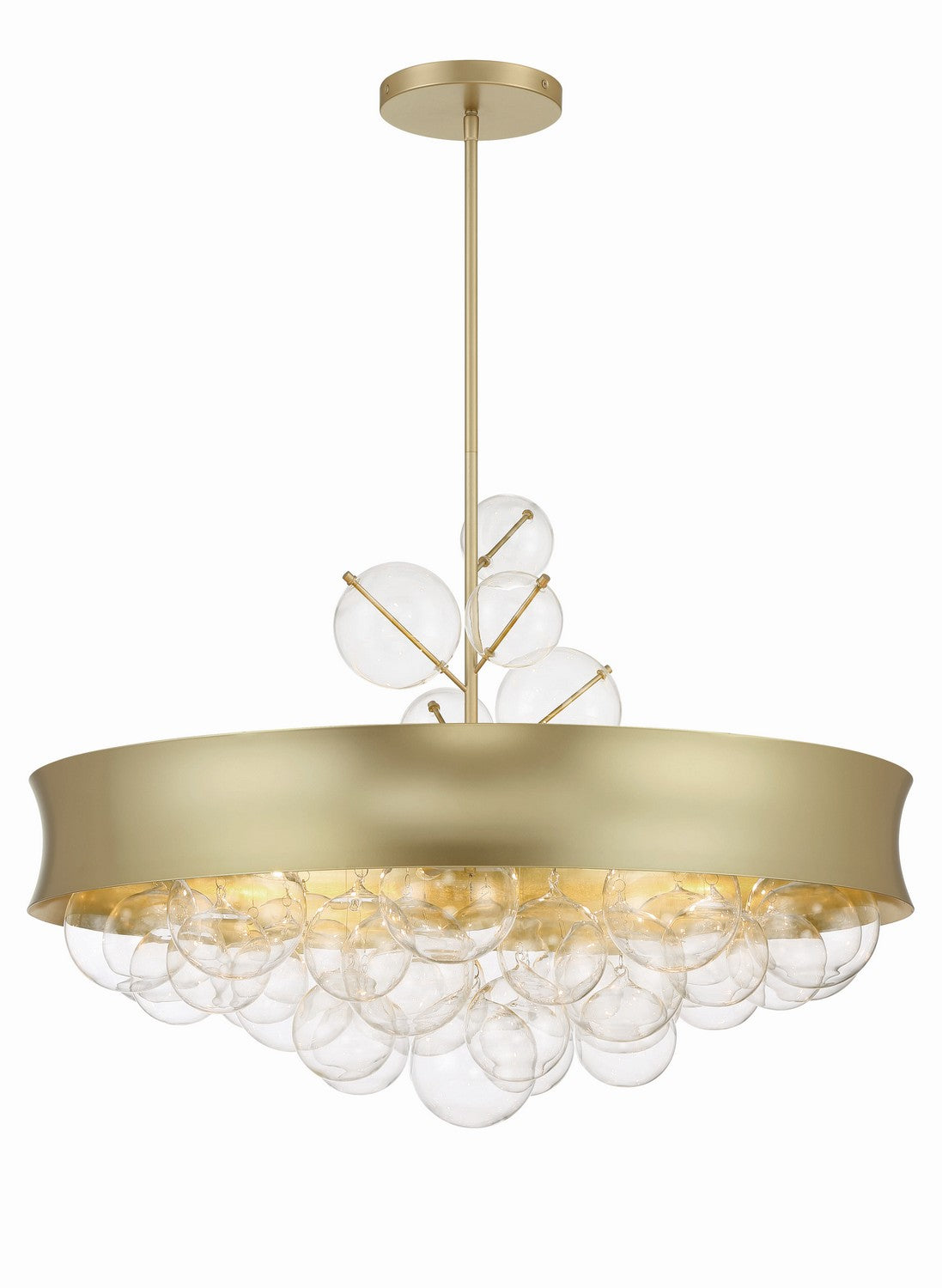 Minka-Lavery - 5198-697 - Eight Light Convertible Pendant - Verdi Square by Robin Baron - Soft Gold