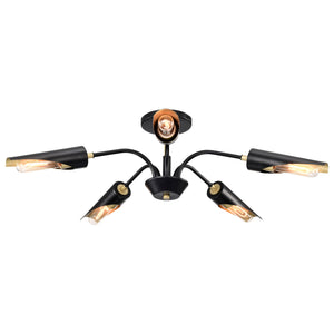 Nuvo Lighting - 60-7295 - Five Light Chandelier - Marc - Matte Black