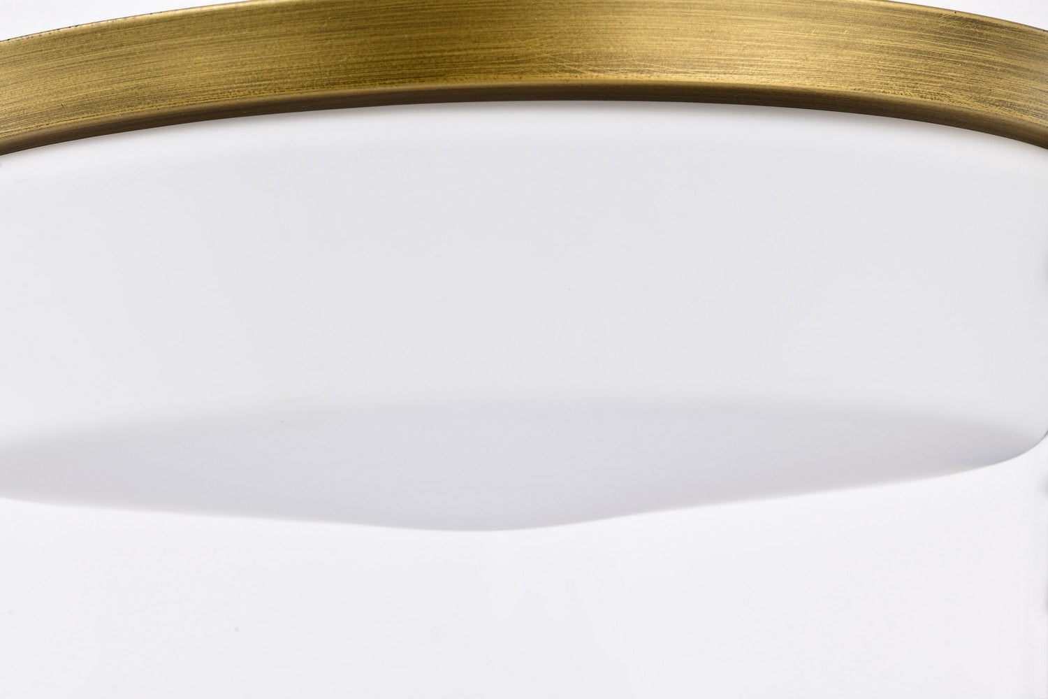 Nuvo Lighting - 60-7751 - Four Light Flush Mount - Rowen - Natural Brass