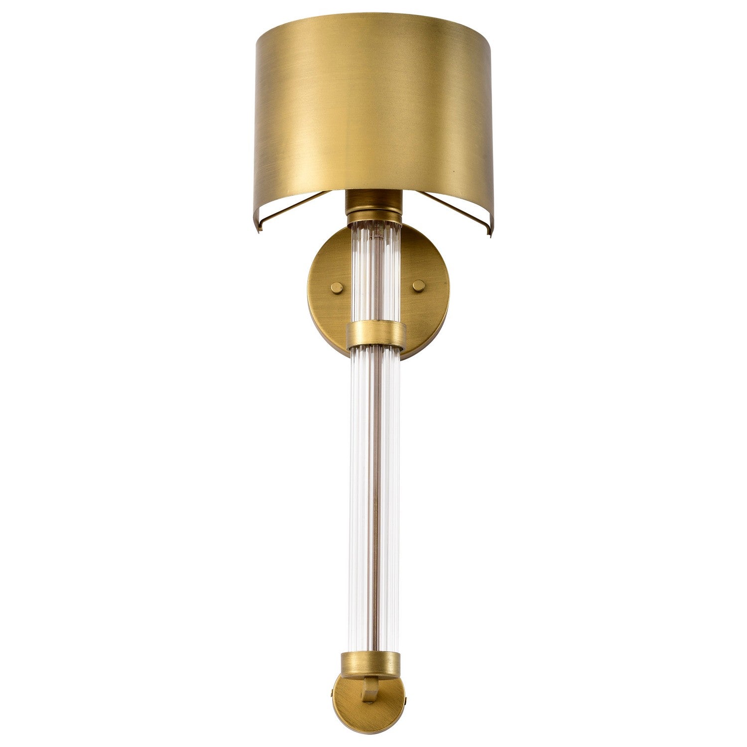 Nuvo Lighting - 60-7757 - One Light Wall Sconce - Teagon - Natural Brass