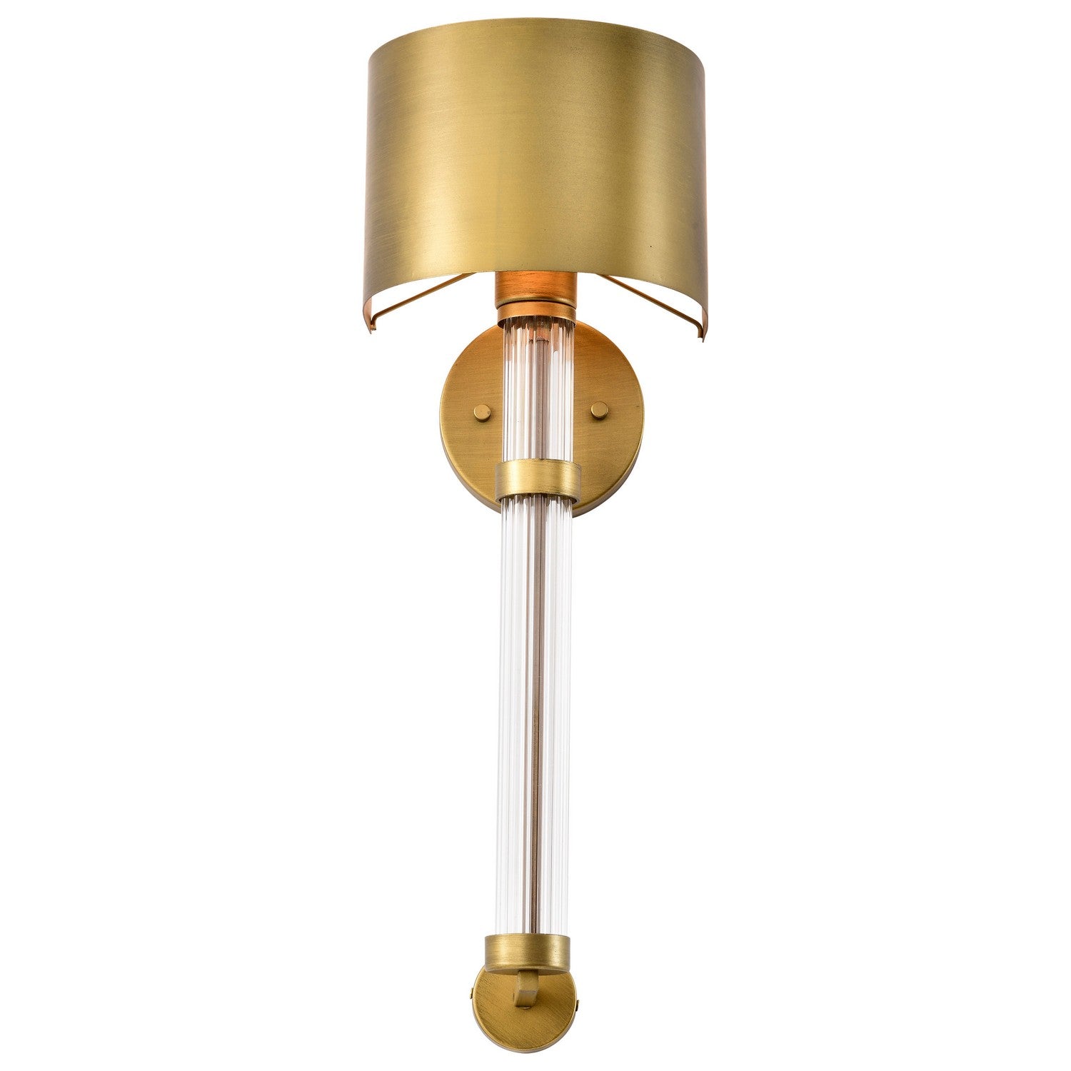 Nuvo Lighting - 60-7757 - One Light Wall Sconce - Teagon - Natural Brass