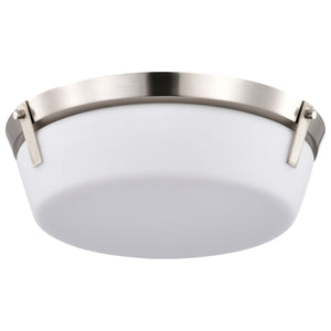 Nuvo Lighting - 60-7760 - Three Light Flush Mount - Rowen - Brushed Nickel