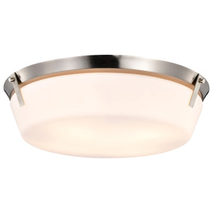 Nuvo Lighting - 60-7761 - Four Light Flush Mount - Rowen - Brushed Nickel