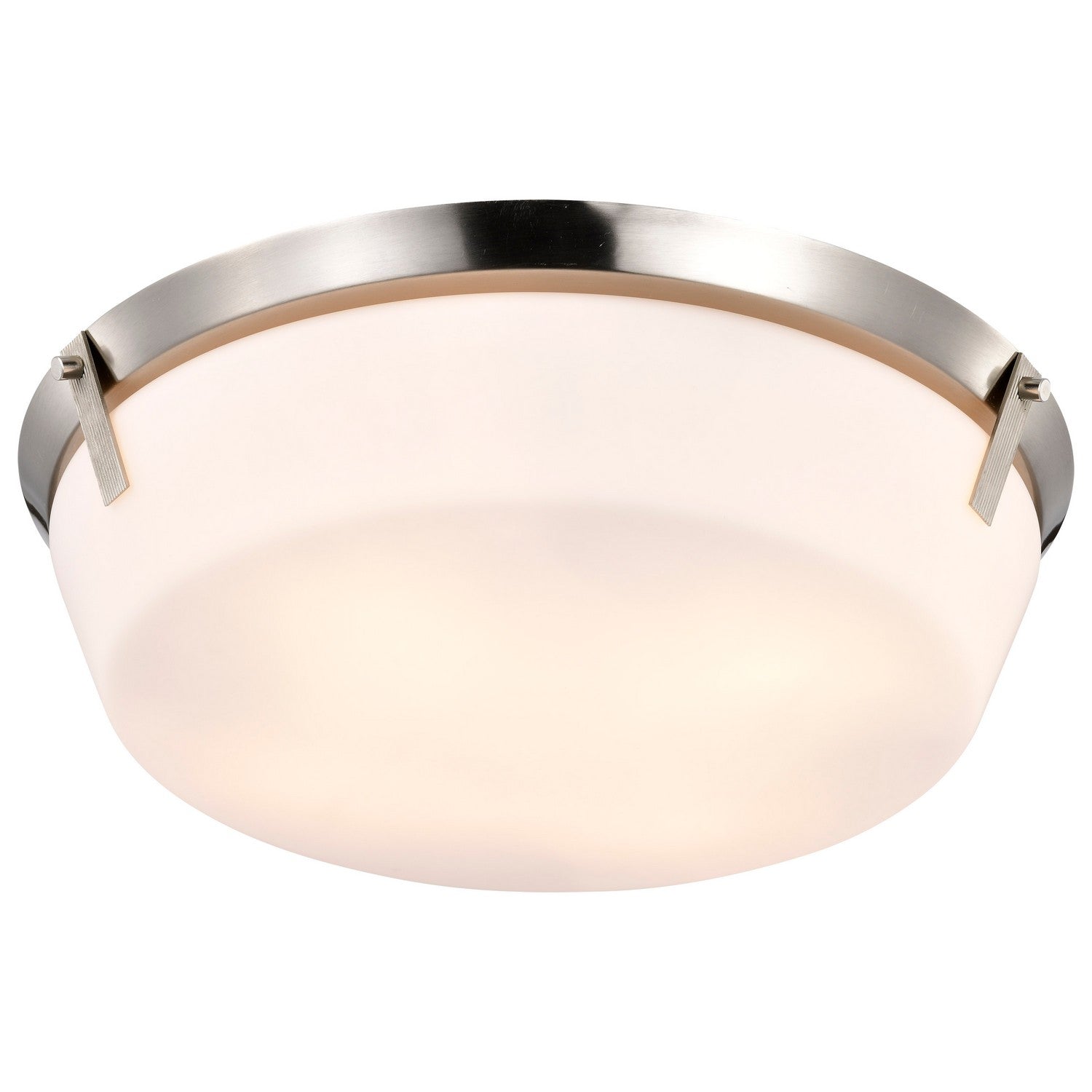 Nuvo Lighting - 60-7761 - Four Light Flush Mount - Rowen - Brushed Nickel