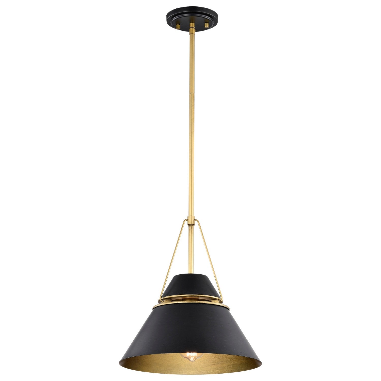 Nuvo Lighting - 60-7766 - One Light Pendant - Adina - Matte Black